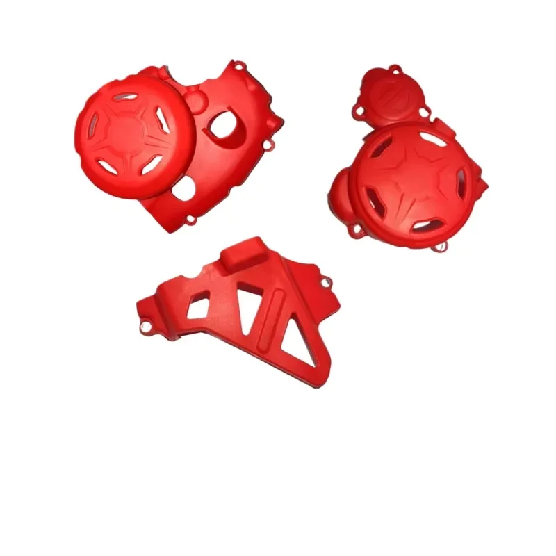 Heavy Duty Engine Guard Case Cover Compatible with LONCIN YBS300 YBH300 Off Road Dirt Bike Crash Protection Skid Plate