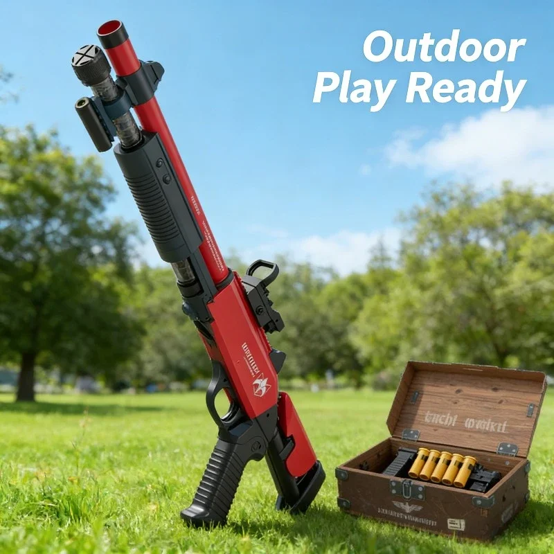 

XM1014 Toy Gun Soft Shell Ejection Launcher Foam Dart Pistol Model Manual Plastic Blaster Armas For Kid Adult Outdoor Game