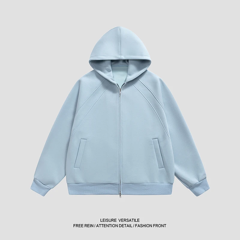 

Весенне-осенняя мужская куртка на молнии с капюшоном, повседневная верхняя одежда свободного покроя, разноцветный модный дизайн, удобная мягкая ткань