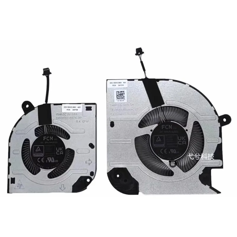 

Original New CPU Cooler Fan for Dell INSPIRON 16 PLUS 7620 RTX3060 0C7Y23 0D9PK2