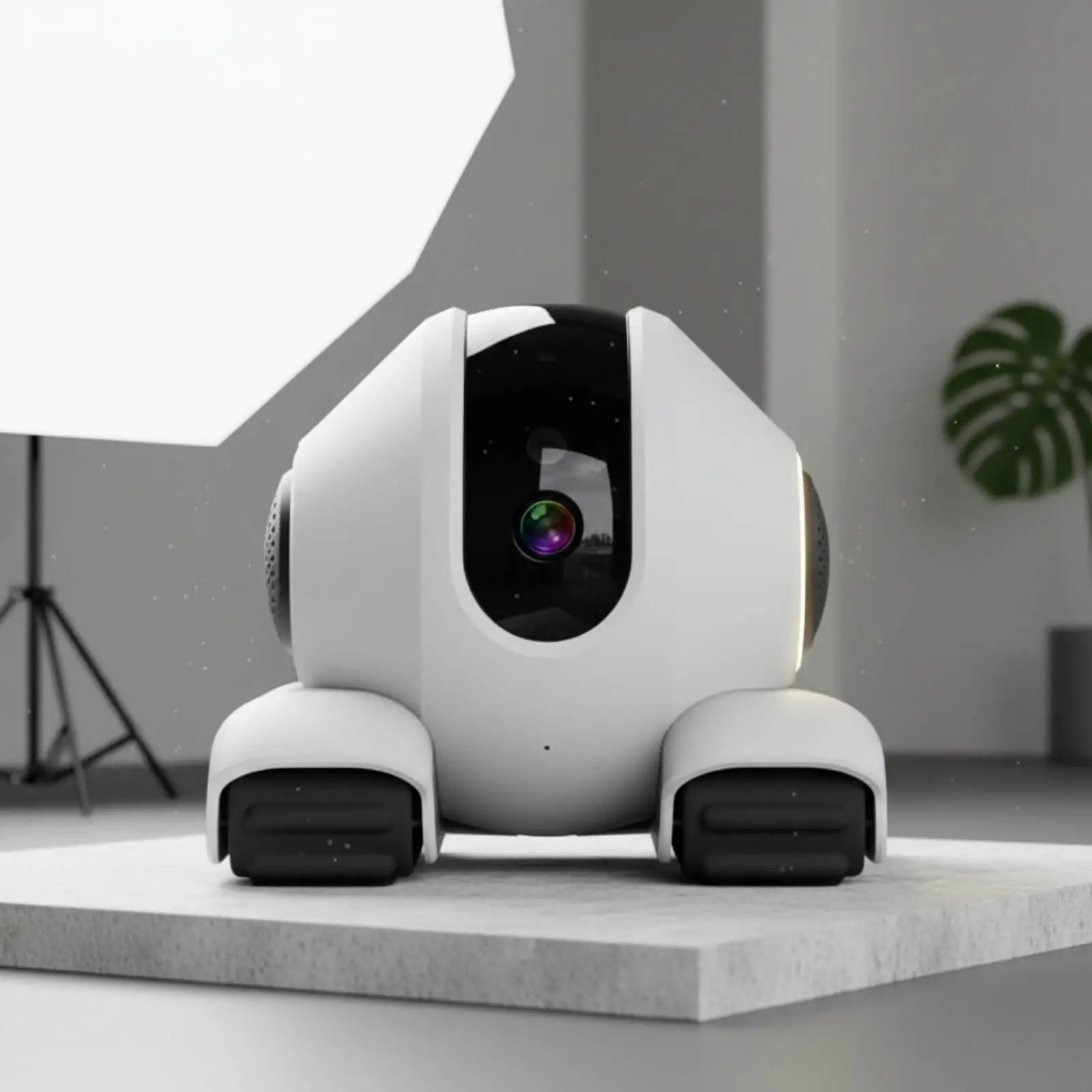 Pet Cam Wifi Monitoring Device with Motion Sensor and Recording Movable Camera for Indoor Home Use Dog