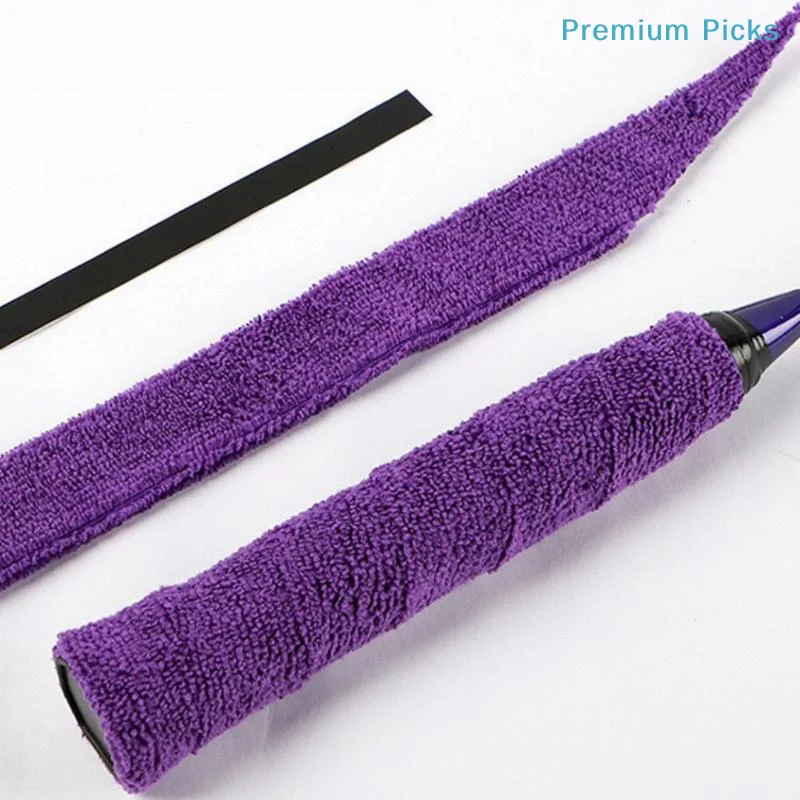 portableThickened Badminton Racket Towel Overgrip Tape 1Pcs Anti-slip Sweat-absorbing Soft for School Student Sports Training