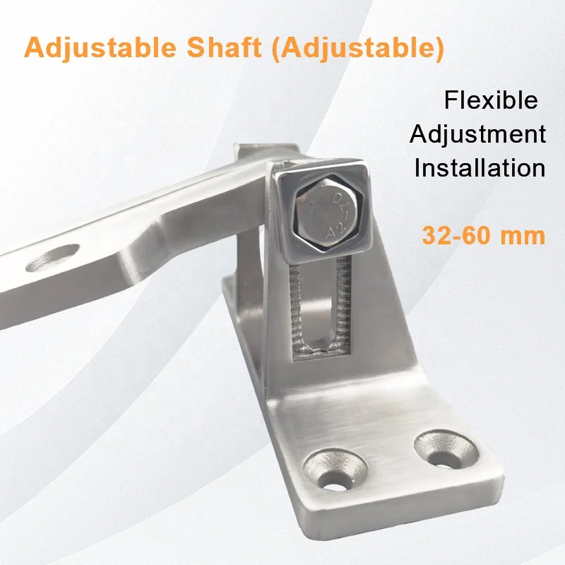 Industriële stijl 1460S roestvrijstalen inloopbare halfbegraven deurscharnier voor koude kamer 1460 scharnier