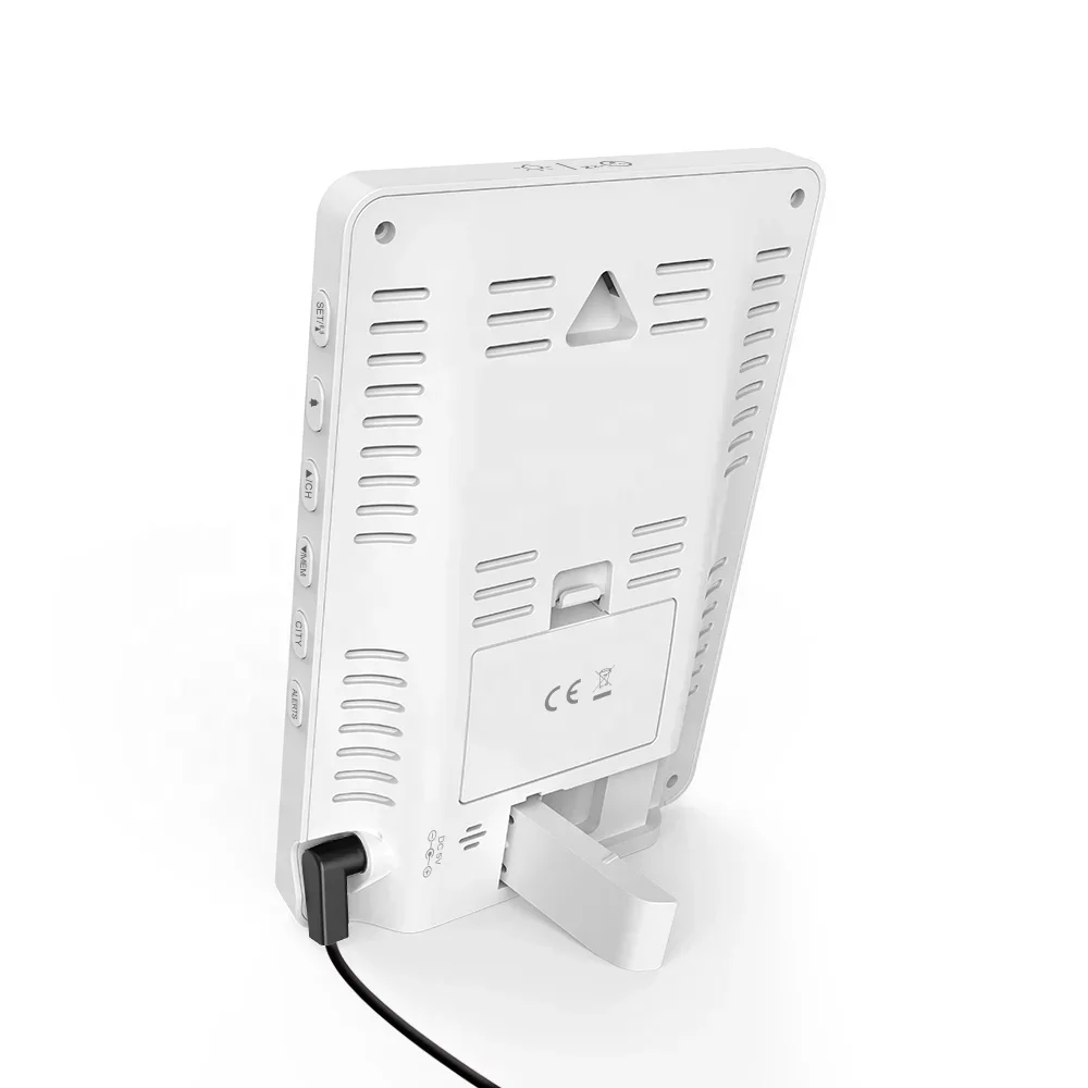 

NEW BALDR B0360 Digital Wireless Weather Station Radio Indoor Outdoor Temperature Sensor Weather Forecast Barometer Wall Thermom