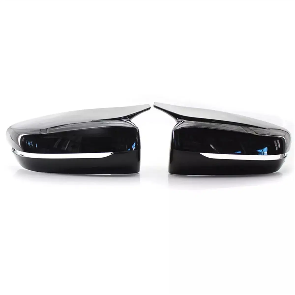 11-1Pair Wing Mirror Cover Caps 51167422719 51167422720 for BMW G20 G21 G30 G31 G11 G14 Rearview Mirror Shell Glossy Black