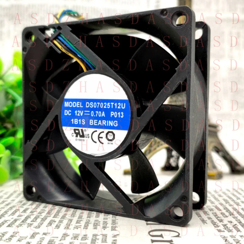 Z for   AVC DS07025T12U 7025 7cm DC 12V 0.70A 4-wire High Air Volume Chassis Cooling Fan