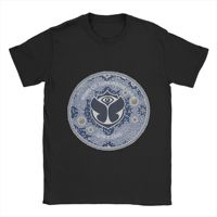 Men's Tomorrowlands 2025  T Shirts  Cotton Clothing Awesome Short Sleeve Round Collar Tees Birthday Gift T-Shirt