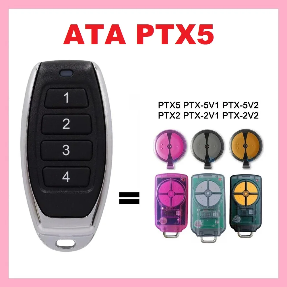 Gate Remote Control For ATA PTX5 PTX-5v1 PTX-5 GDO Rolling Code Command 433MHZ Wireless Handheld Garage Door Opener Transmitter