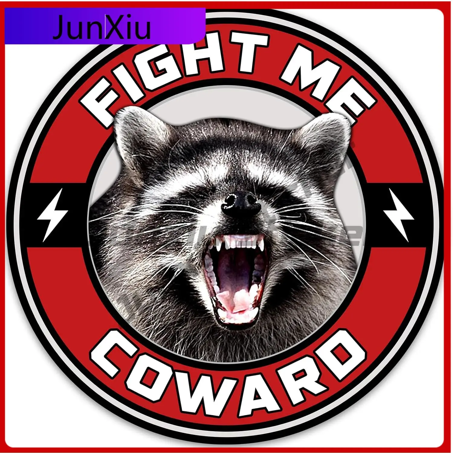 

Fight Me Coward Sticker, Retro Car Laptop Window Bumper Waterproof Vinyl Decal Decoration Aesthetic Unique Trendy Unique