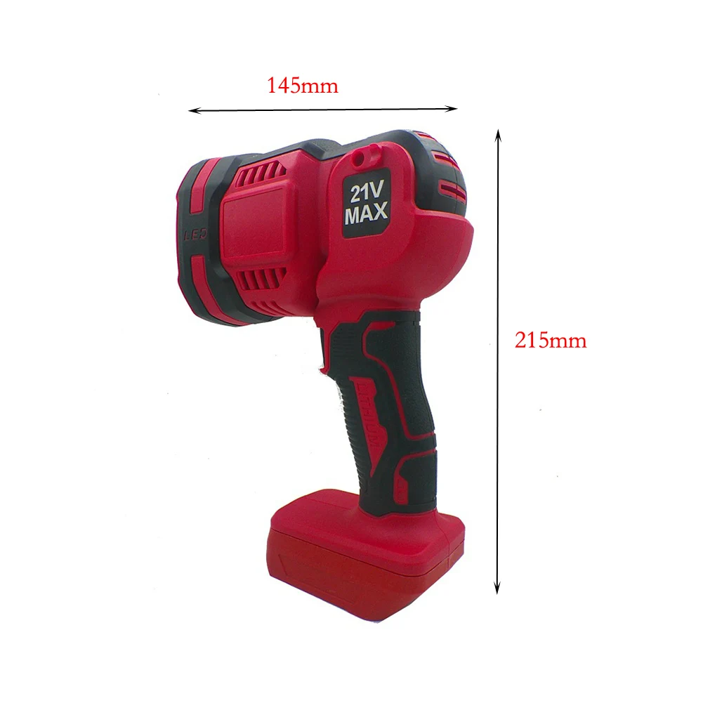 مصباح يدوي LED لاسلكي لبطاريات Worx WA3575، WA3525، WA3578 / ضوء العمل / ضوء التخييم / الضوء الليلي