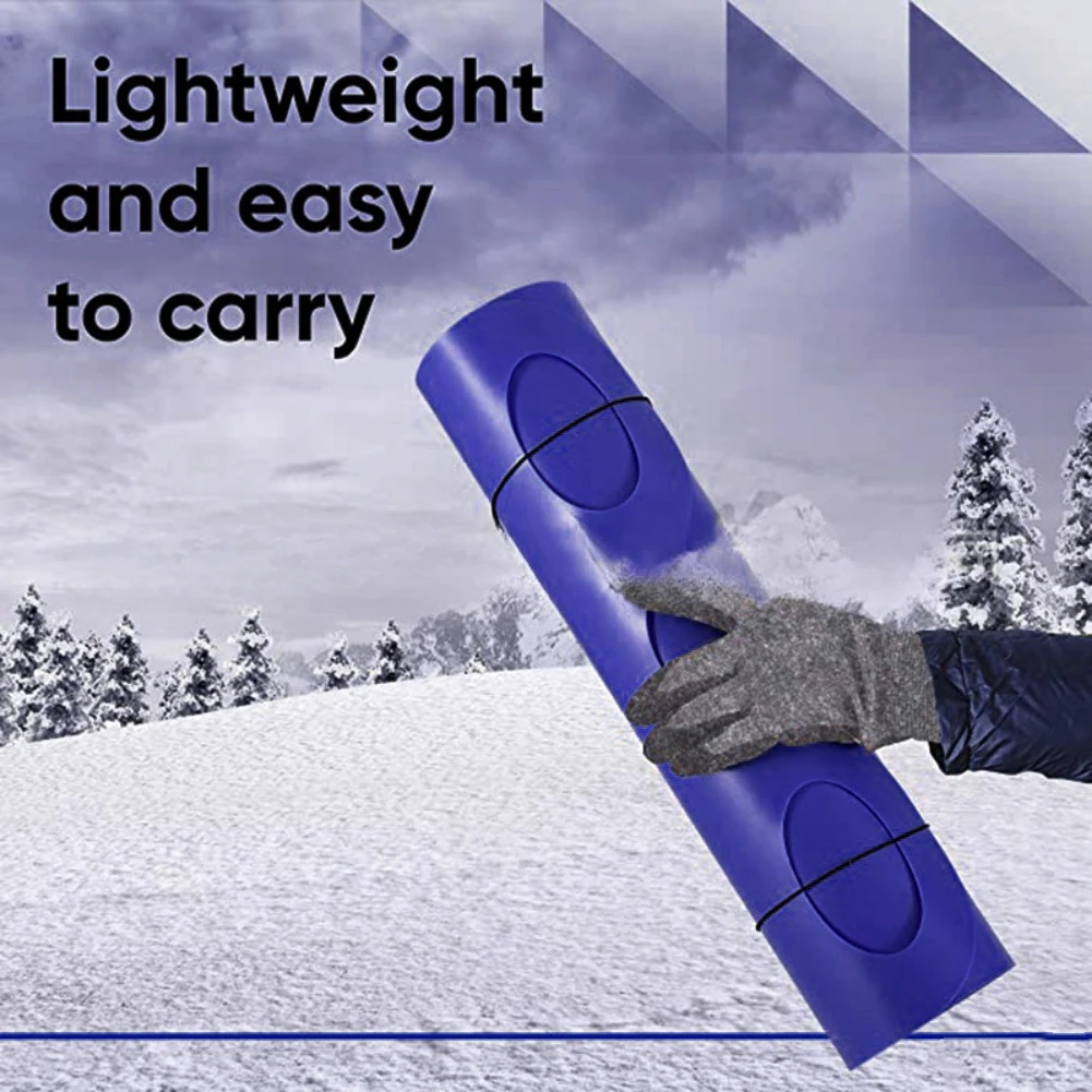 

Детский уличный сноуборд для фристайла — гибкие свернутые сани для снега, летающий ковер, морозостойкий лыжный лист, необходимое снаряжение для катания на санях