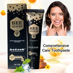 Bee Propolis Toothpaste Brightening Whitening Teeth Cleaning Care Oral Cleaning Household Toothpaste Fluoride Free keleek