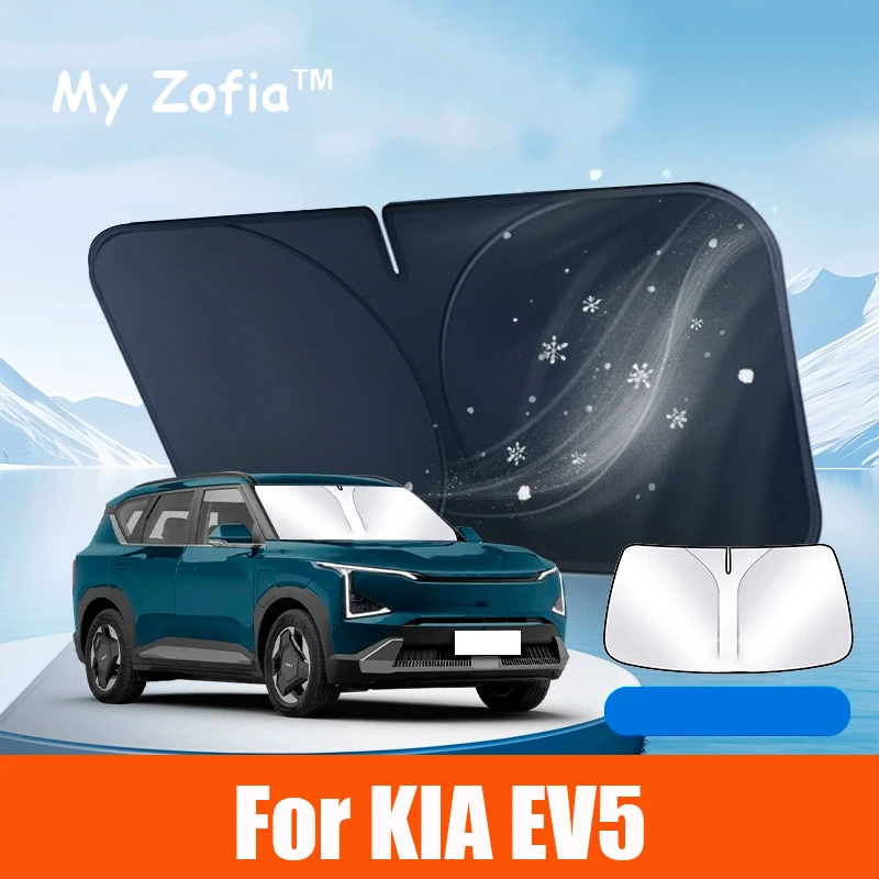 

For KIA EV5 2023 2024 2025 Car Windshield Sunshade Cover Anti UV Protection Sun Windscreen Front Window Protection Accessories