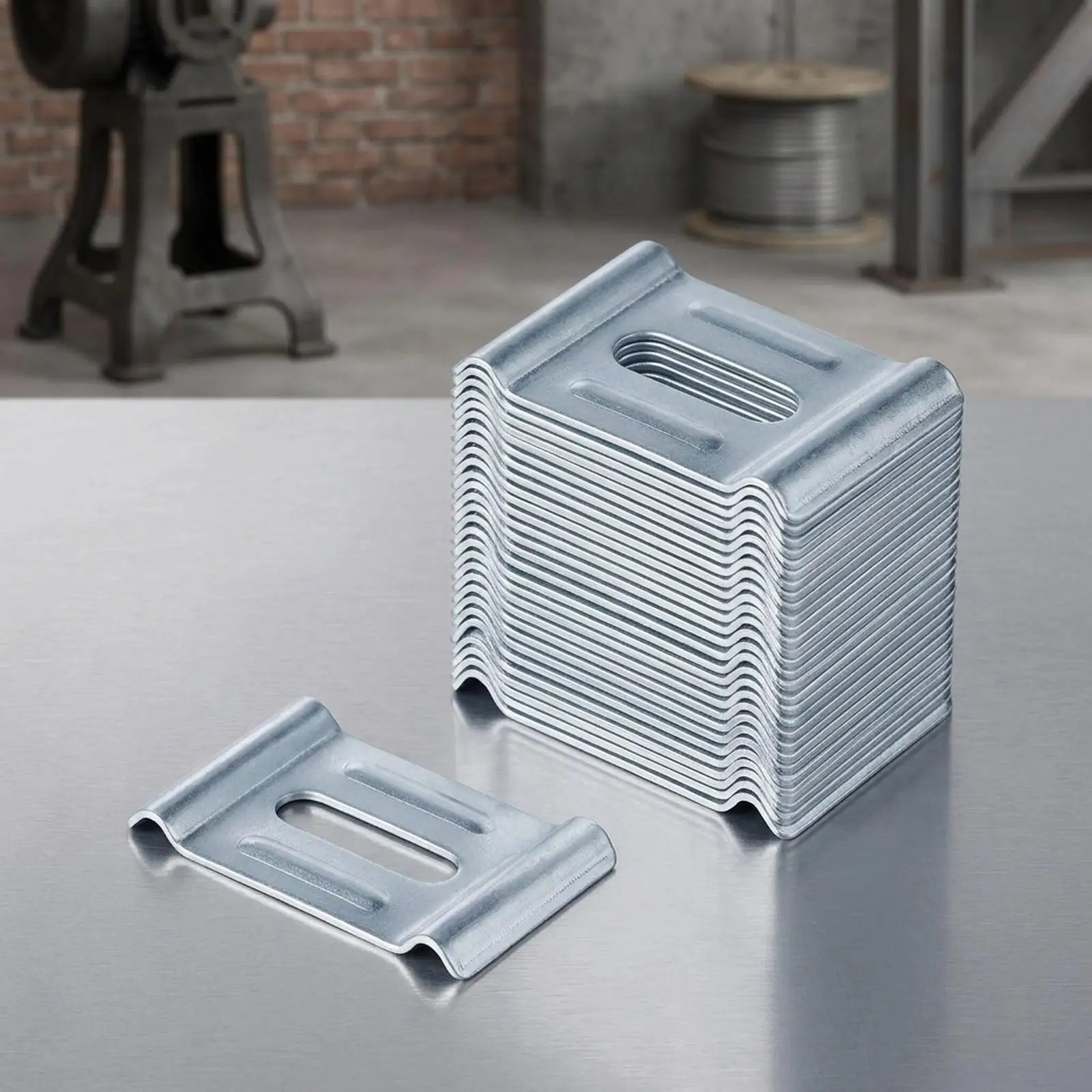 Ground Stand Joint Plate Cable Tray Clamp Support Washer Carbon Steel Barrier Strip for Basket Wire Tray Fixation