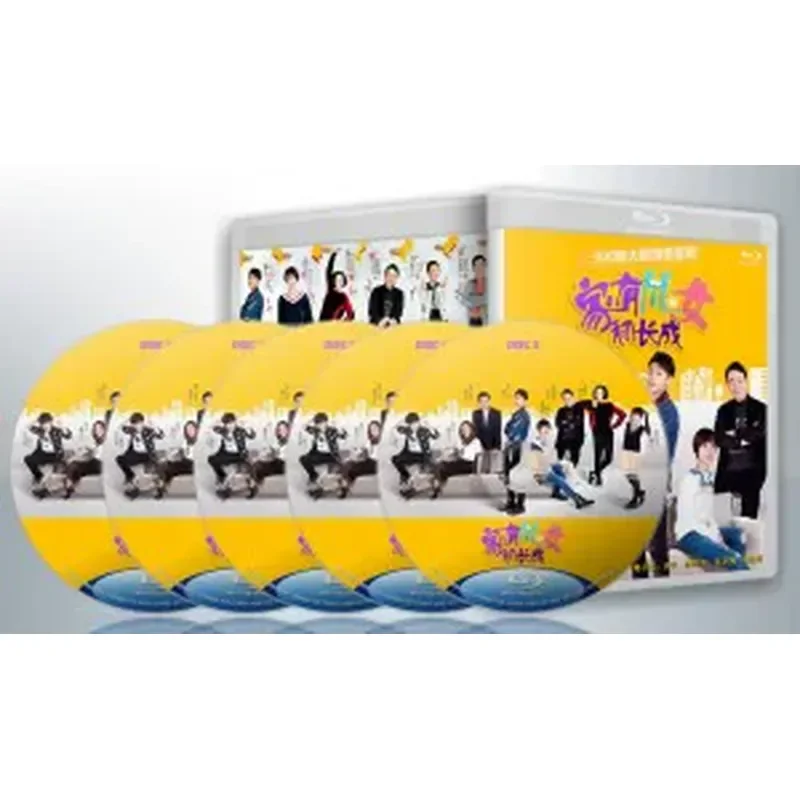 BD Blu-ray Disc TV Series Home with Children Growing Up Domestic Drama 5 Discs CD High Definition Box