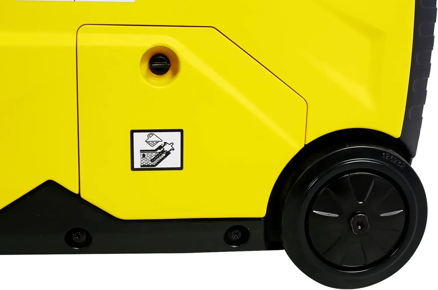 Super Quiet Inverter Generator 4500w Portable Generator Electric Start, Foldable Handle with Wheel