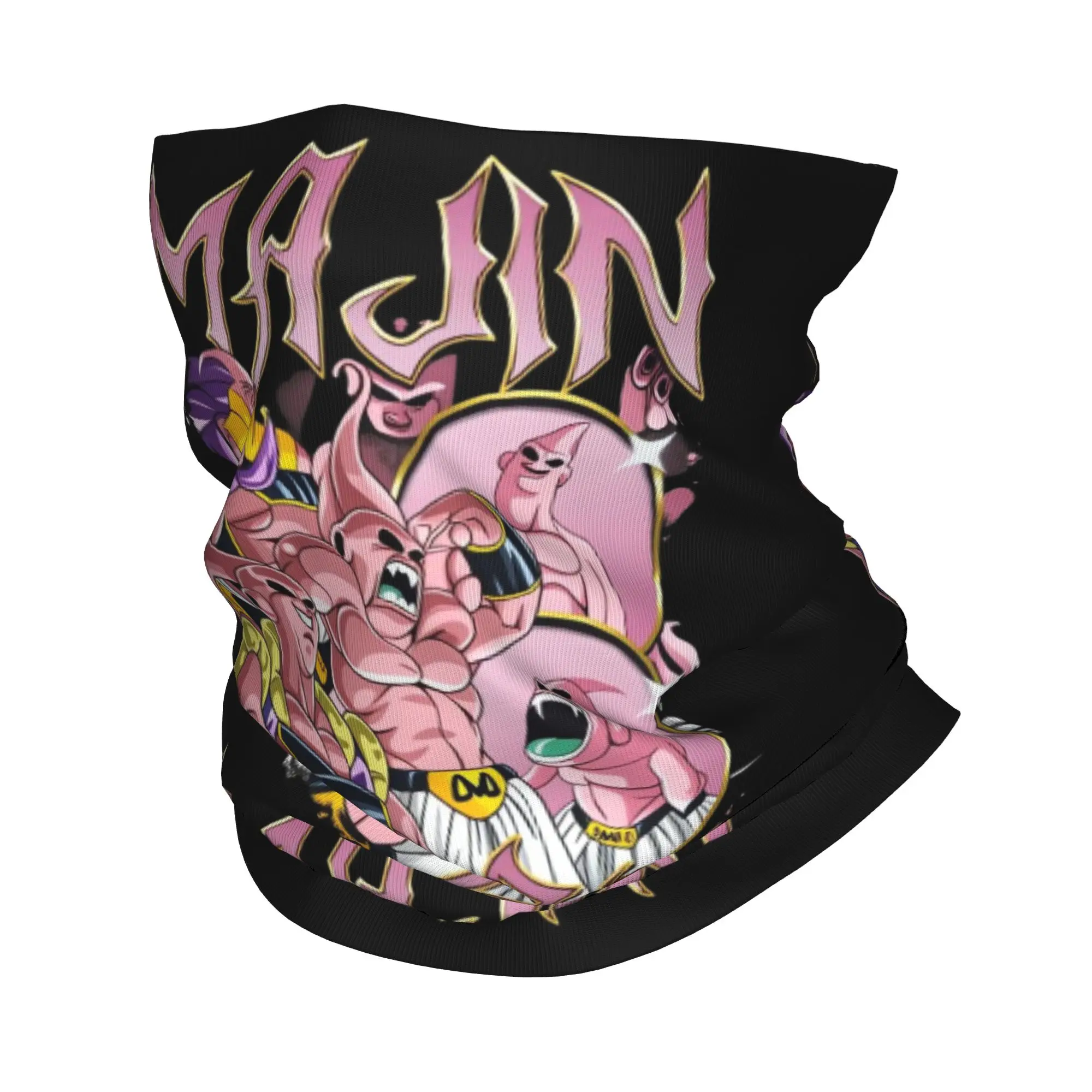 Majin Buu D-Dragon B-Ball Winter Headband Neck Warmer Women Men Ski Running Tube Scarf Anime  Face Bandana Gaiter