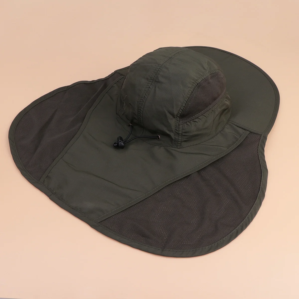 

Kisangel Men's Hat Foldable UV Cap for Outdoor Activities Fishing Hiking Sun Visor with Neck Flap