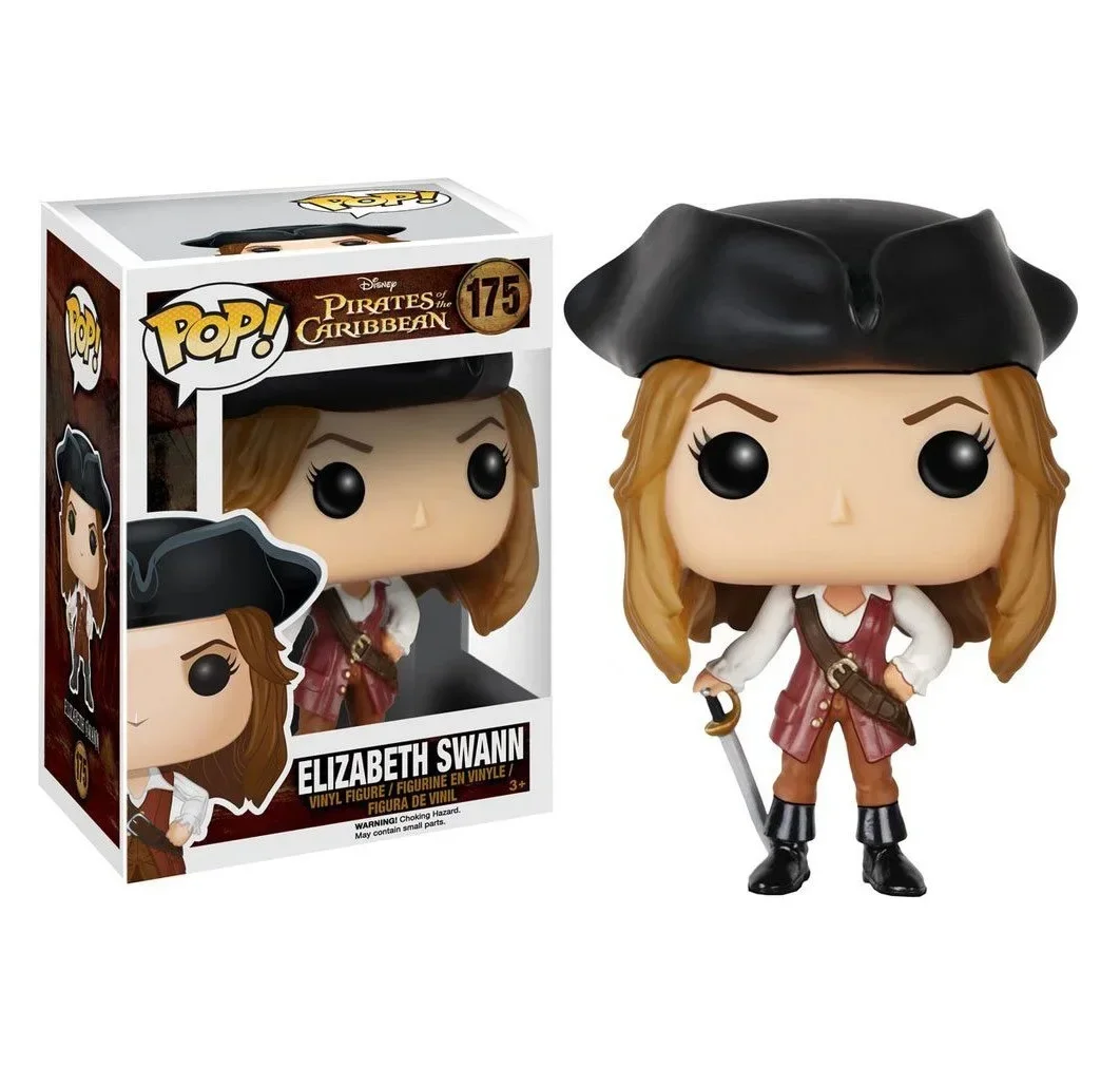 Funko DISNEY Pirates of the Caribbean Captain JACK Sparrow Salazar 172# Elizabeth 175# Ghost of Will Vinyl Action Figure Toys