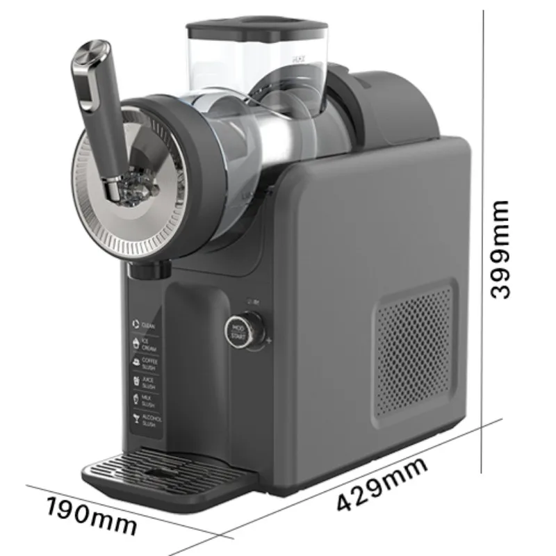 1.8L Ice and Snow Machine Household Automatic Frozen Beverage Ice and Snow Machine