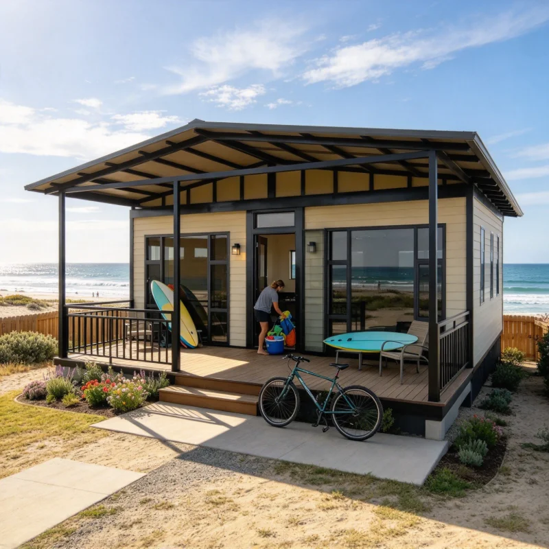 Prefab Accommodation House Modern Foldable Portable Modular Home for Worker Housing and 2-5 Bedrooms Living Space