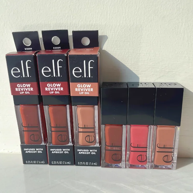

Оригинальный Elf Glow Reviver, новое масло для губ, блеск для губ, помада, увлажняющее, питательное, выцветающее, линия губ, макияж, косметика для красоты