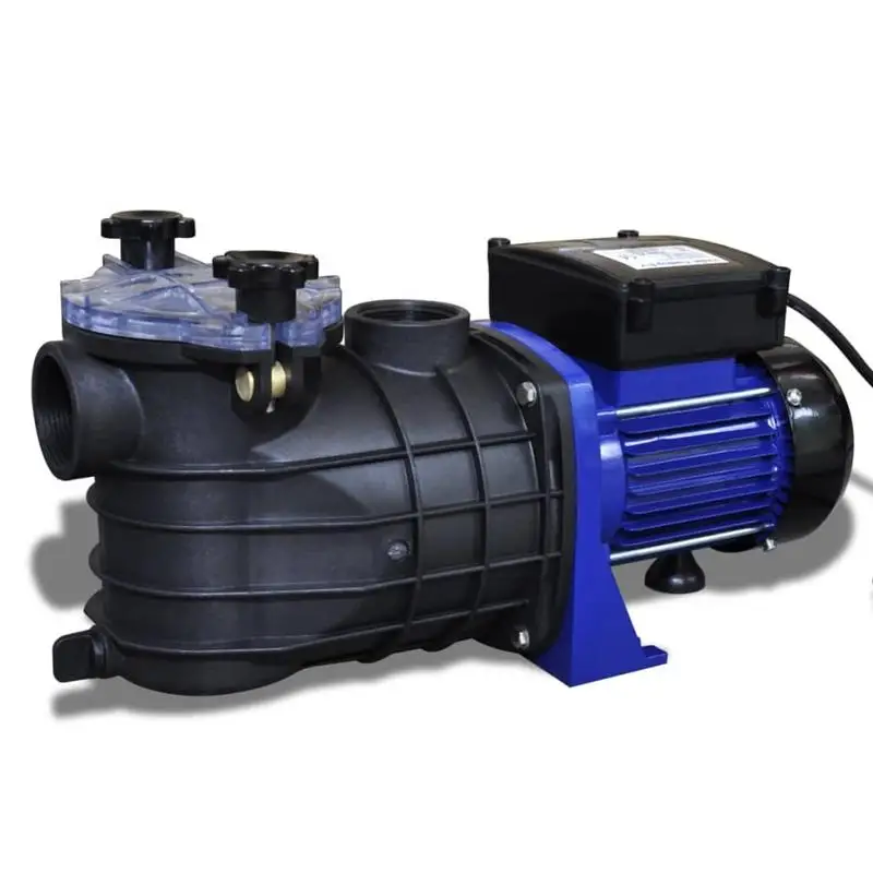 500W Blaue Poolpumpe, Hohe Durchflussrate, Einfache Reinigung …