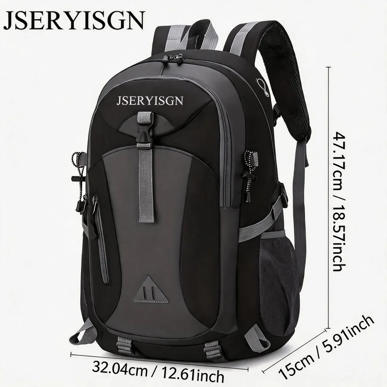 Simple Backpack Daily Commute Outdoor Travel With Laptop Compartment Lightweight Design