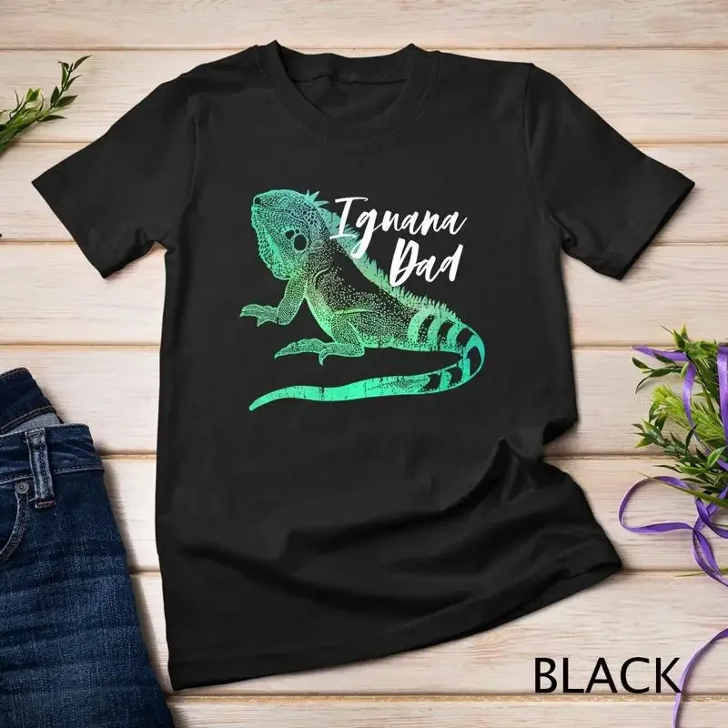 IGUANA DAD Reptile Exotic Pet Owner Boy Animal Lover Vintage Unisex T shirt