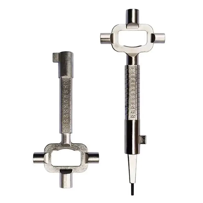 A36T-Locksmith Tools Multi-Purpose Lock Cylinder Auxiliary Adjustment Rod Lock Cylinder Gauge Cam Turner Spindle Turner