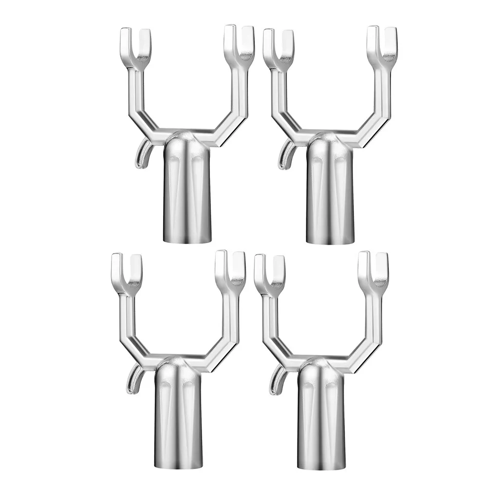 4Pcs Fruit Tree Support Fork Metal Branch Braces Heavy Duty Garden Orchard Tree Stabilizer Easy Install 19Mm Hole Diameter