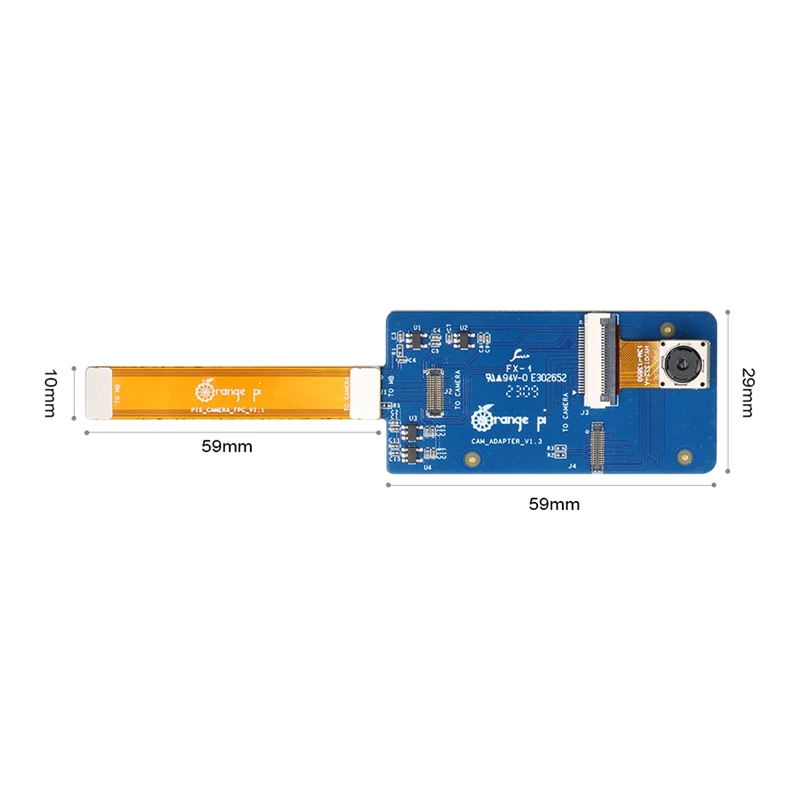 Official Orange Pi 13MP Camera 13850 Focal Length 3000mm for RK3358 3358S SBC OPI 5 / 5B / 5 Plus HD Camera Module
