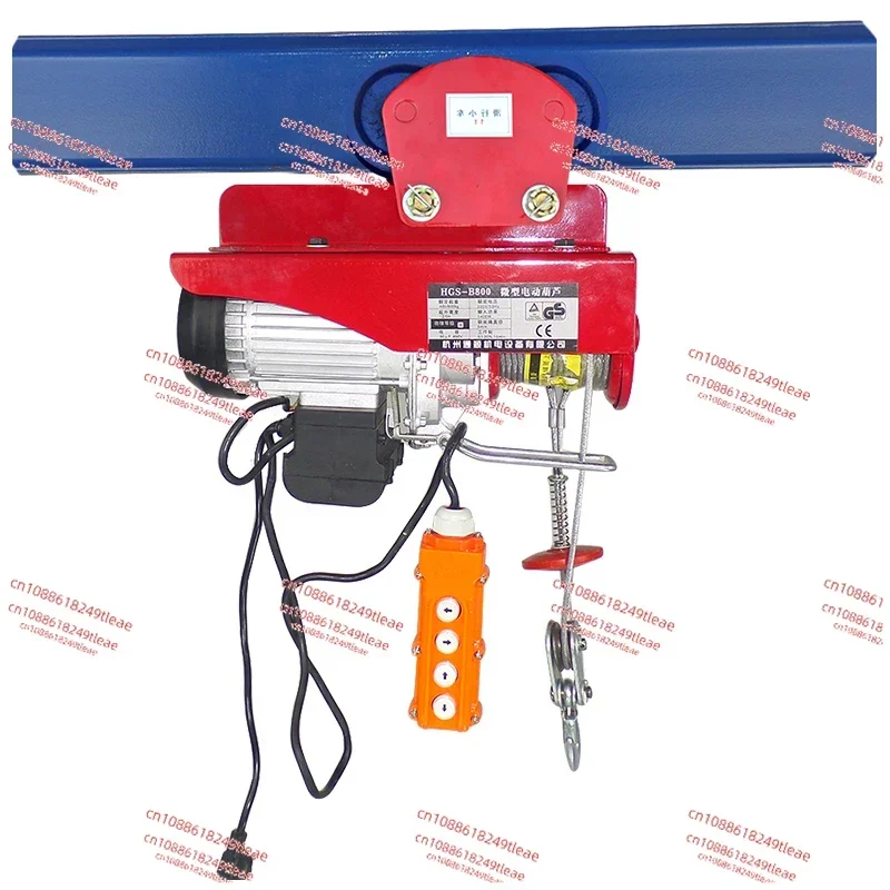 Electric hoist 220V with sports car 0.5 tons 1 gantry crane lifting crane