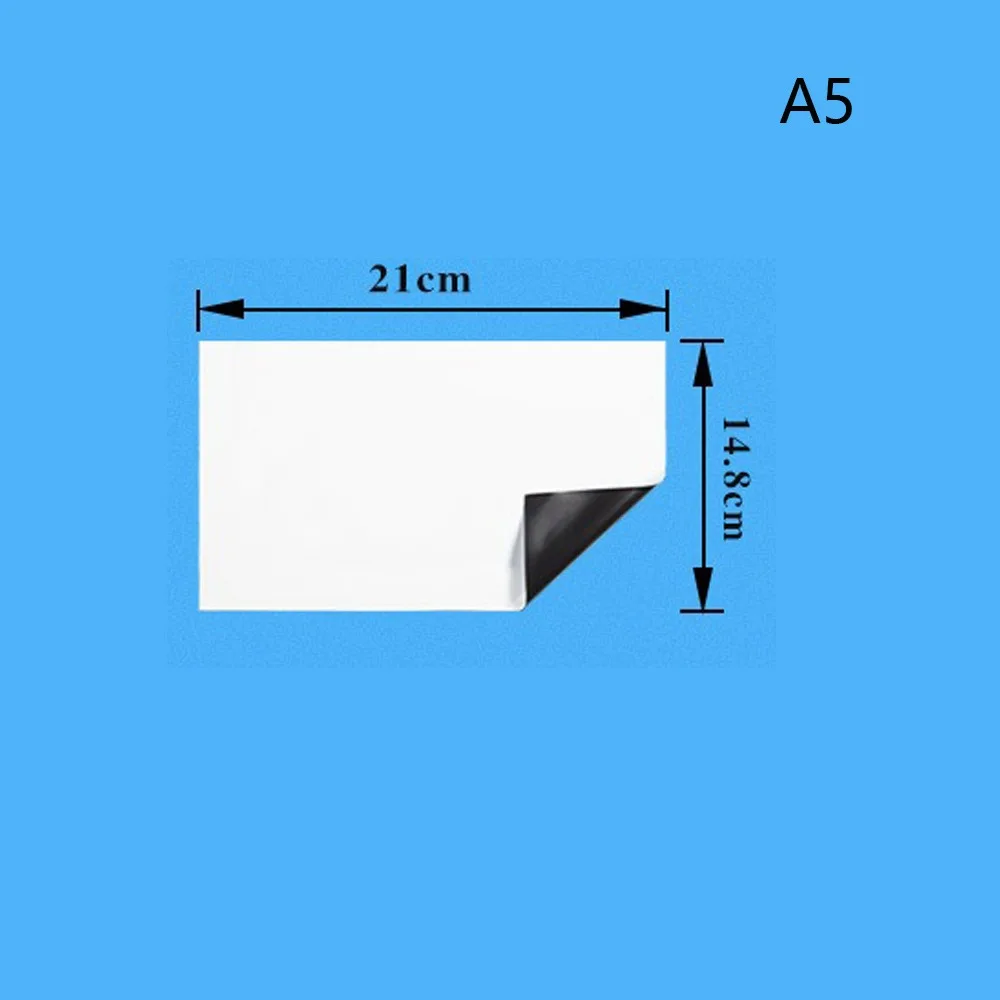 Creative A3/A4/A5 Fridge Magnet Whiteboard Erasable Bulletin Board Monthly Planner White Board Reusable Refrigerator Sticker