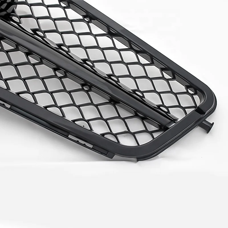 

Front Grill for Mercedes benz C Class W204 One Horizontal All Glossy Black Style 2007-2014