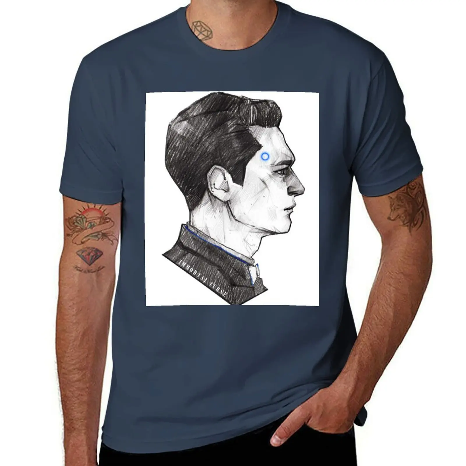 

[Connor] T-Shirt t shirt man cotton man t shirt graphic cotton t shirts man 100% T-Shirt