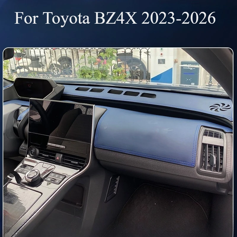 For Toyota BZ4X 2023-2026 Accessories Car Instrument Mat with Sunshade Sun Proof Anti Reflective Anti Light Mat