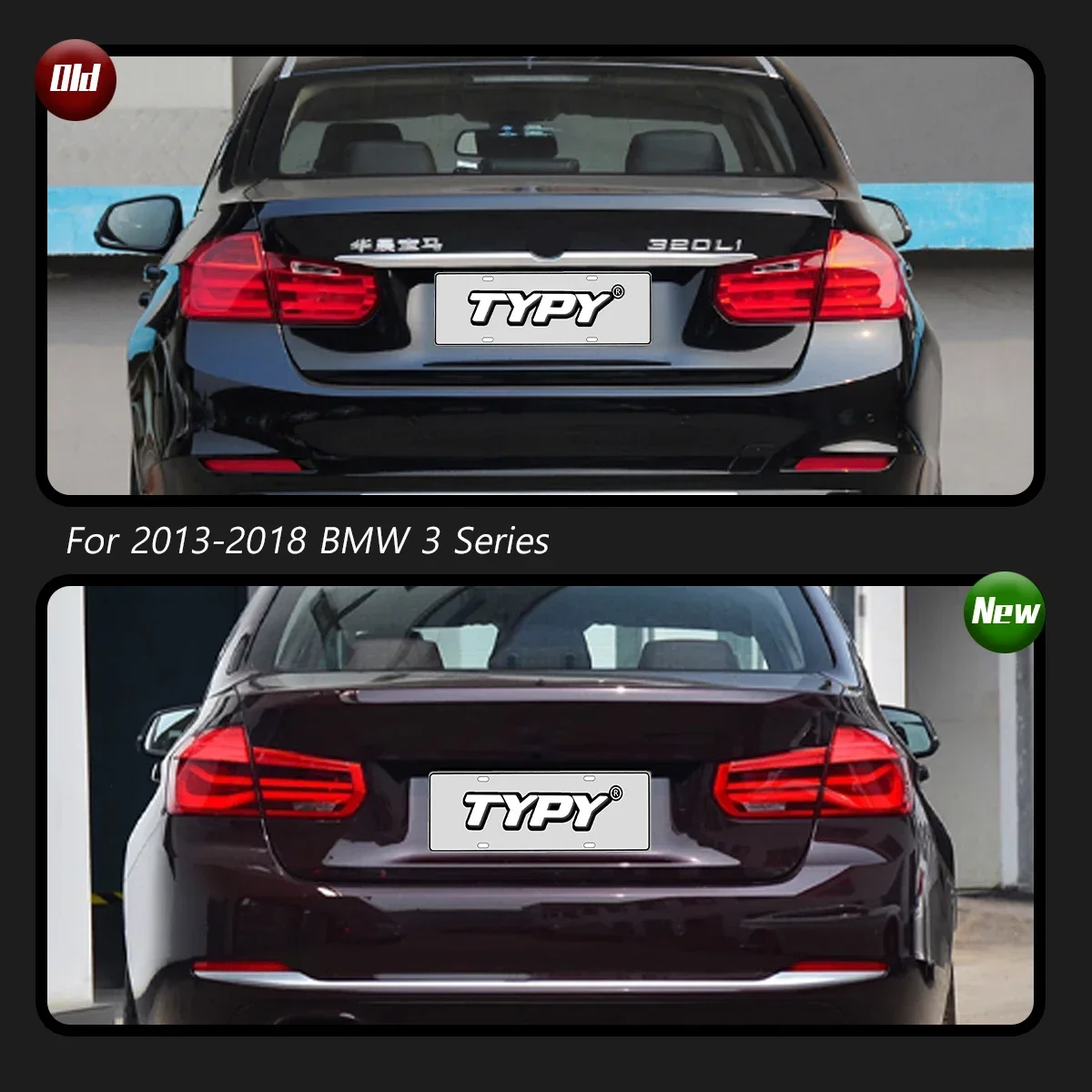 

Car For BMW 3 Series F30 F35 Taillight 2013-2018 Upgrade Modified to New DRL Dynamic Turn Signal LED Taillight Auto Accessories