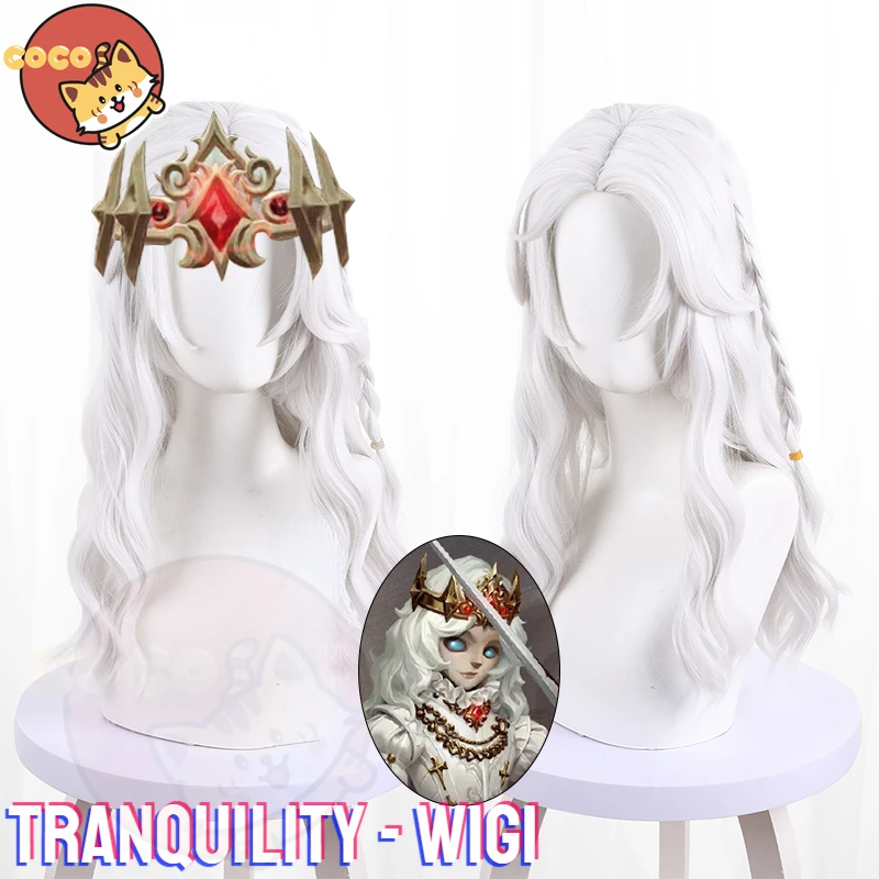 

Identity V Tranquility Photographer Cosplay Wig Photographer Cosplay Wig Identity V Wig Long White Wig CoCos