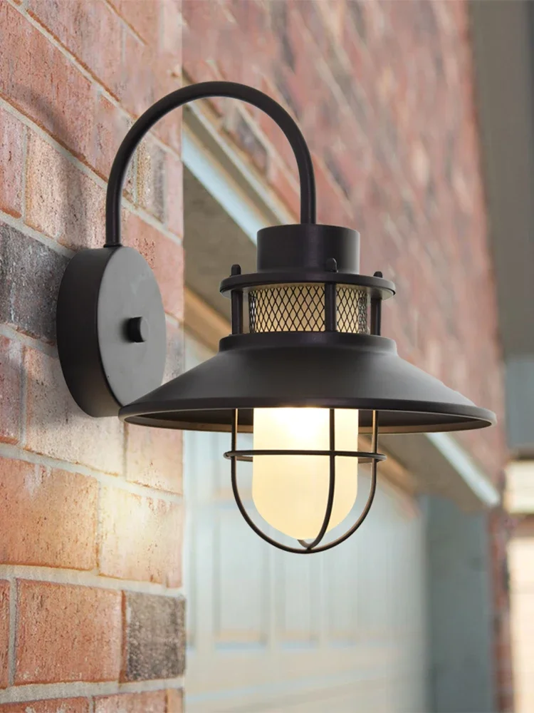 

outdoor wall lamp Retro balcony, terrace, entrance wall lamp Courtyard, exterior wall, waterproof outdoor garden lamp