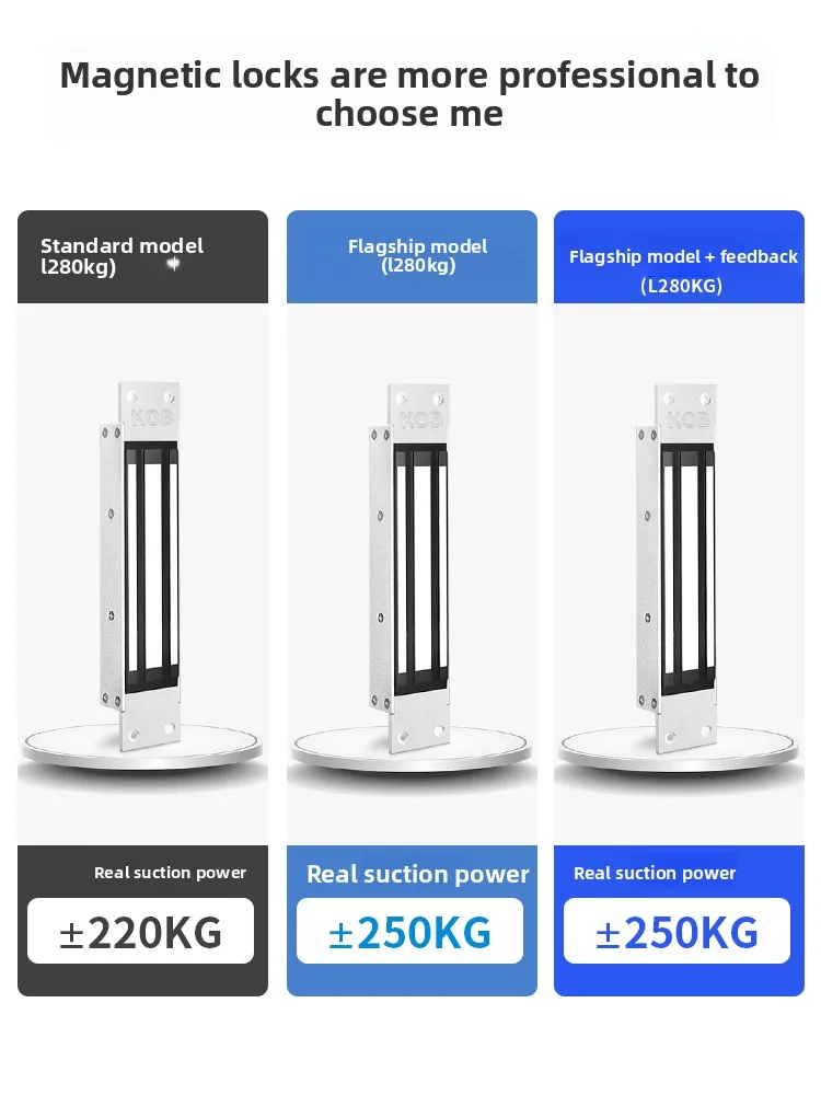 KOB280kg باب إعلان مجتمعي مخفي بباب واحد، مثبت على سطح قفل كهربائي للتحكم في الوصول #5