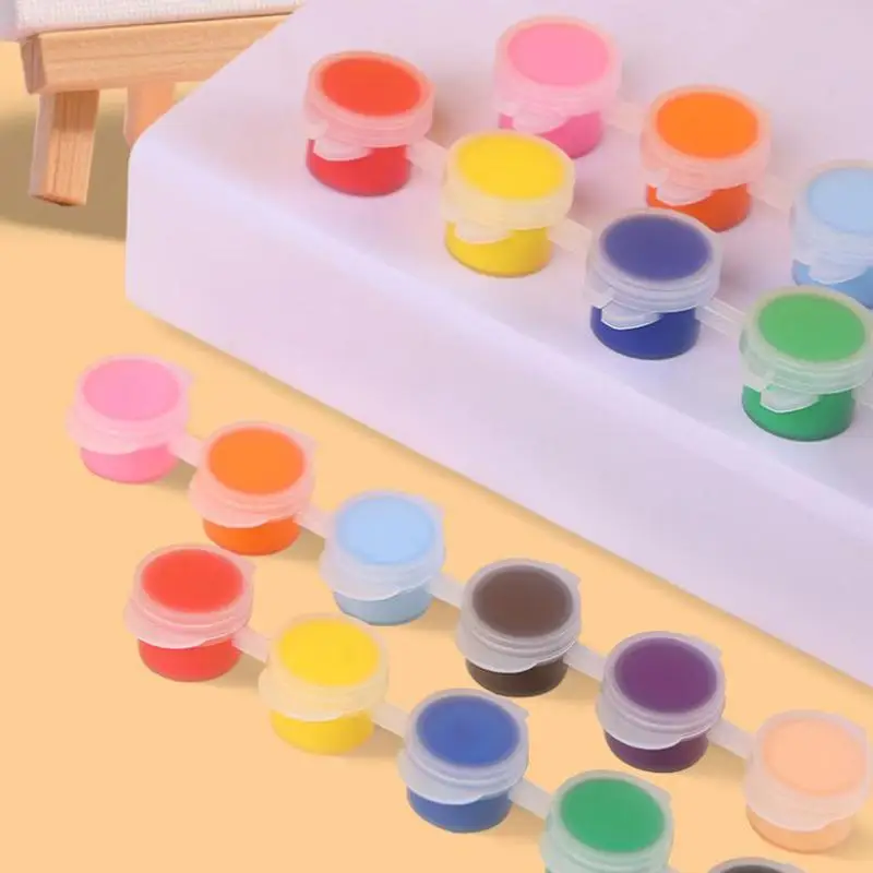 New New 2ML Acrylic Pigment Student Basic Painting Supplies Children's DIY Graffiti Pigment Suitable For Gypsum Dolls