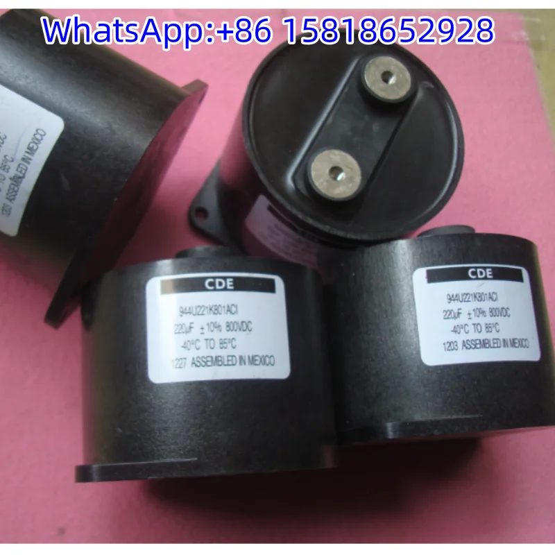1pcs 800V 220UF replacing 600V 220UF USA CDE large D audiophile tube amplifier filtering non-polar capacitor