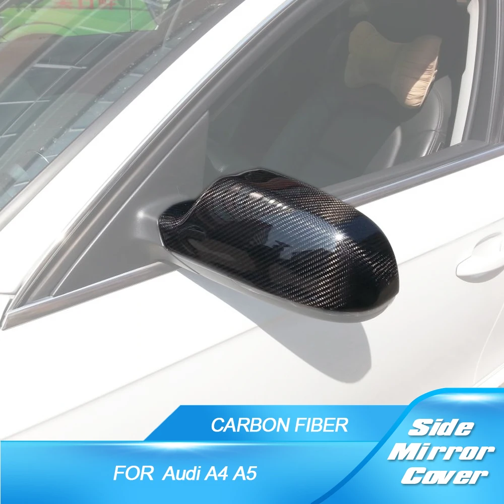 

Carbon Fiber Rearview Mirror Covers Caps for Audi A4 S4 RS4 B8.5 2012-2015 A5 S5 RS5 2009-2015 Side Mirror Covers Caps Replace