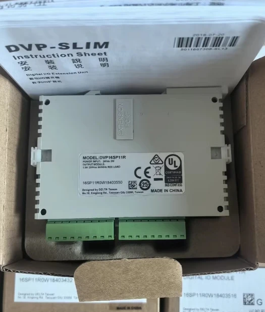 DVP16SP11R  DVP-16SP DC24V 8DI 8DO Module PLC New Relay Output Original