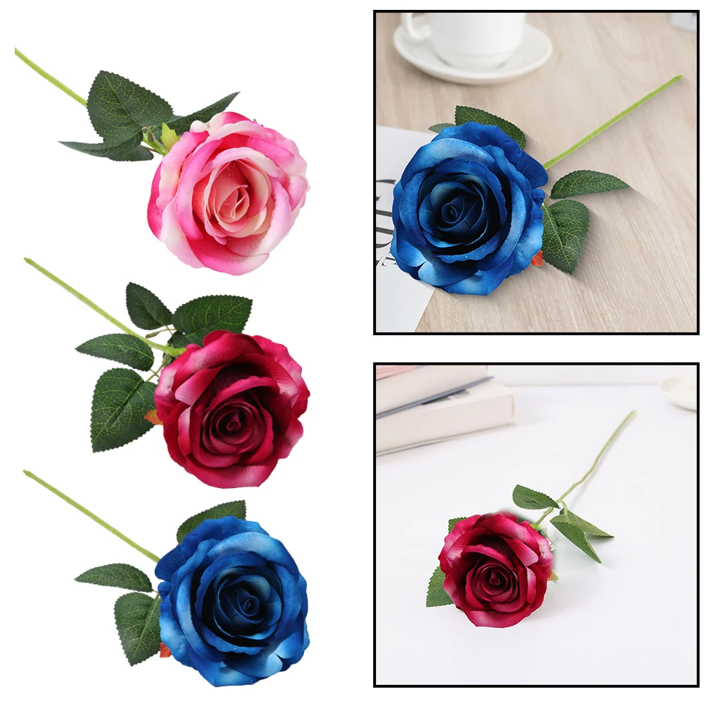 Artificial Velvet Flower Artificial Wedding Flower Enhance The Aesthetics High-quality Material Realistic Size Soft Touch