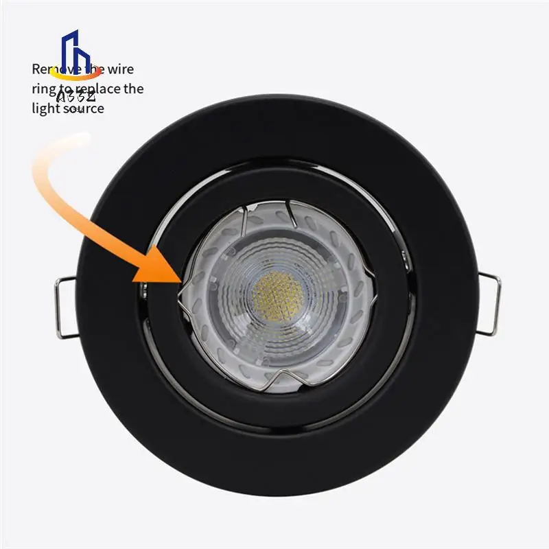

A33Z-LED прожекторы рамка регулируемый потолочный светильник светодиодные держатели вырез 70 мм для держателя лампы MR16 GU10 встраиваемый светодиодный прожектор