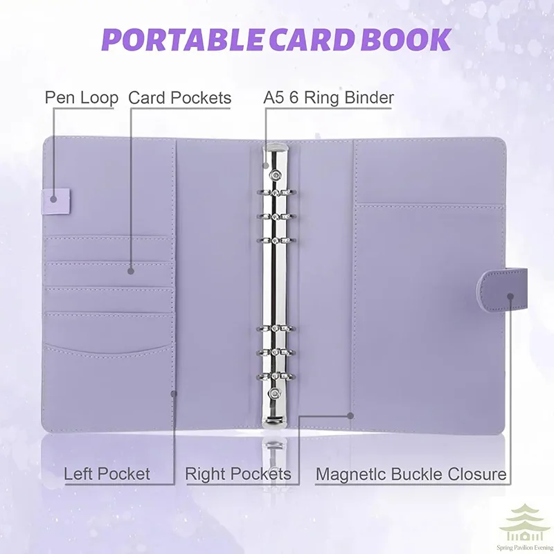 25pcs Page(4 Grids) Photo Card A5-Binder Kpop Photo Albums Idol Cards Loose-leaf Collect Book Binder Binder Photocard Holders