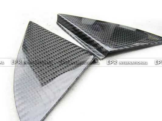 Car-styling For Mazda RX7 FC3S Real Carbon Fiber Side Mirror Triangle Backing Plate In Stock