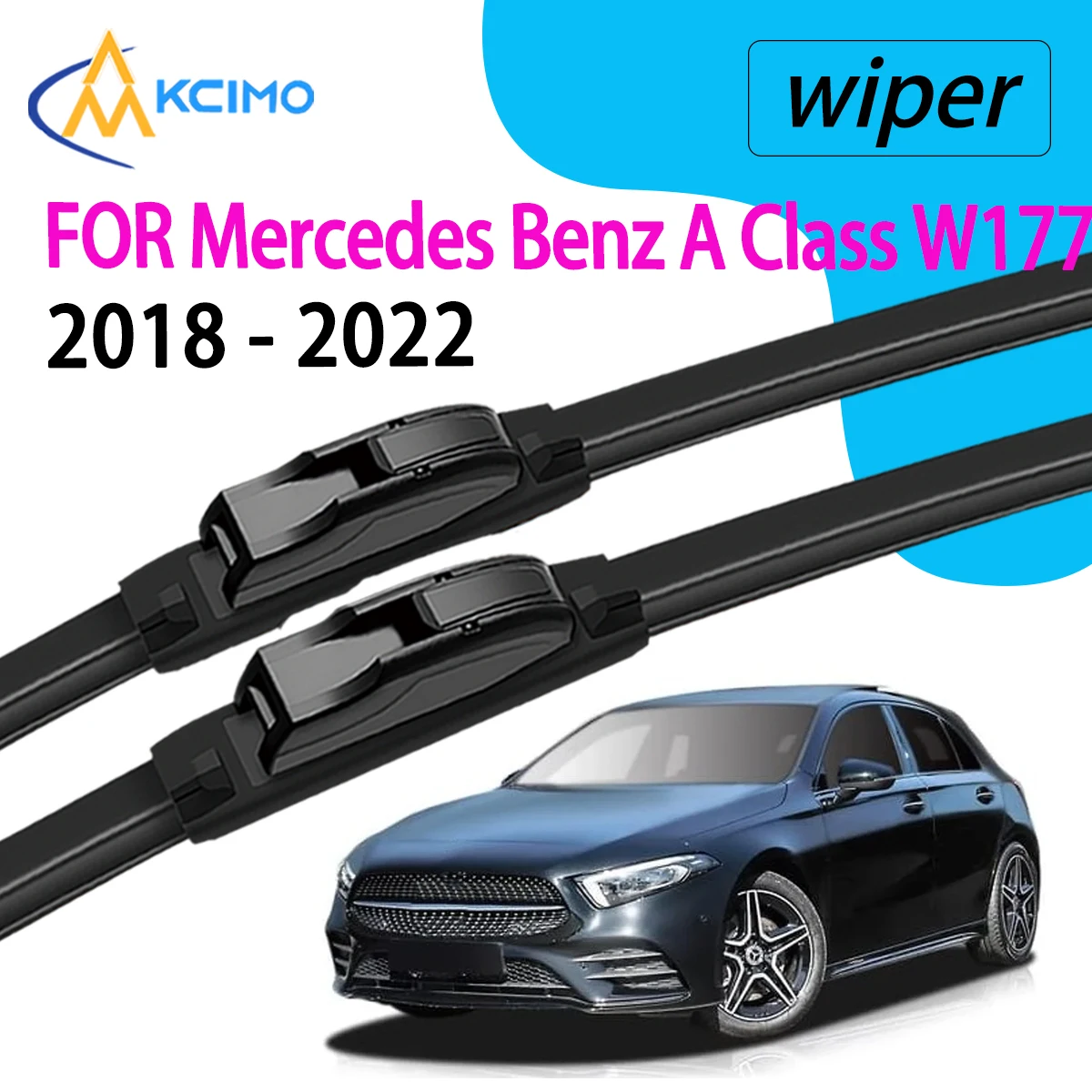 

Front Windshield Wiper Blades For Mercedes Benz A Class W177 2018 - 2022 Car Windscreen Wipers Accessories